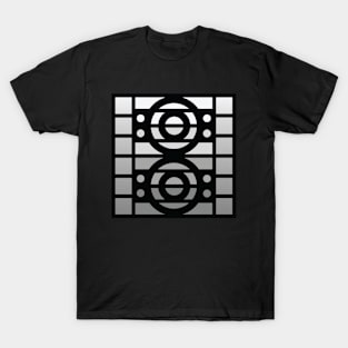 “Dimensional Systems” - V.1 Grey - (Geometric Art) (Dimensions) - Doc Labs T-Shirt